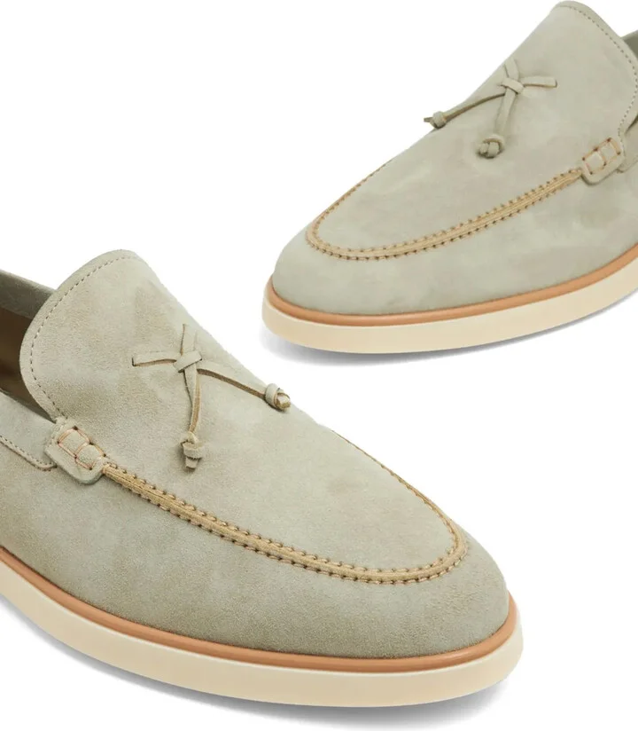 Almond-Toe Suede Loafers - Image 4