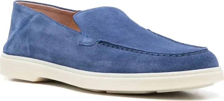 Almond-Toe Suede Loafers - Image 2
