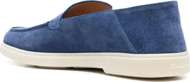 Almond-Toe Suede Loafers - Image 3