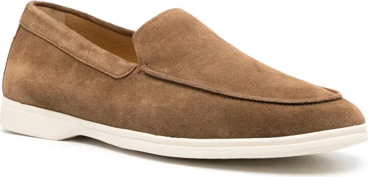 Almond-Toe Suede Loafers - Image 2