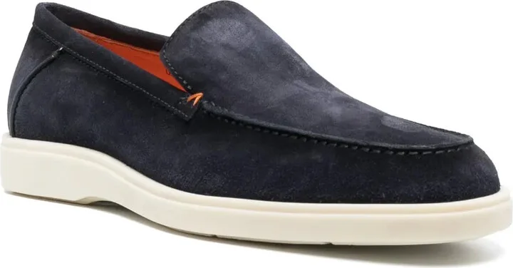 Almond-Toe Suede Loafers - Image 2