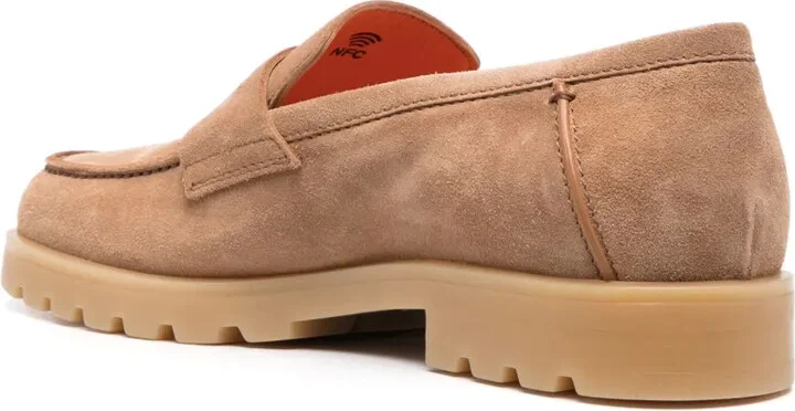 Almond-Toe Suede Loafers - Image 3