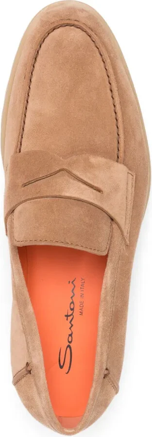 Almond-Toe Suede Loafers - Image 4