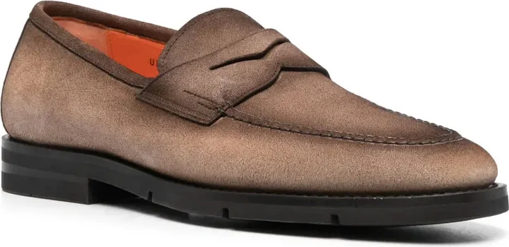 Almond-Toe Suede Loafers - Image 2
