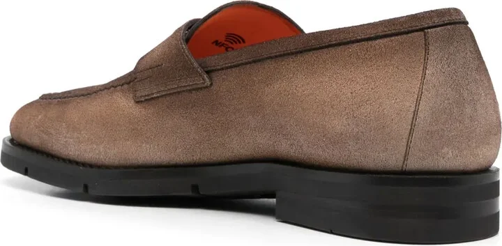 Almond-Toe Suede Loafers - Image 3