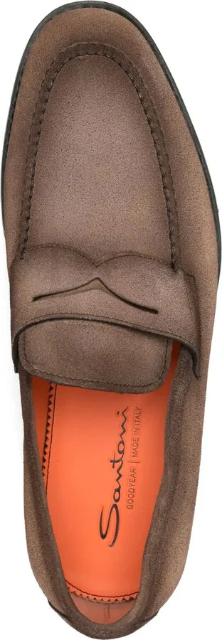 Almond-Toe Suede Loafers - Image 4