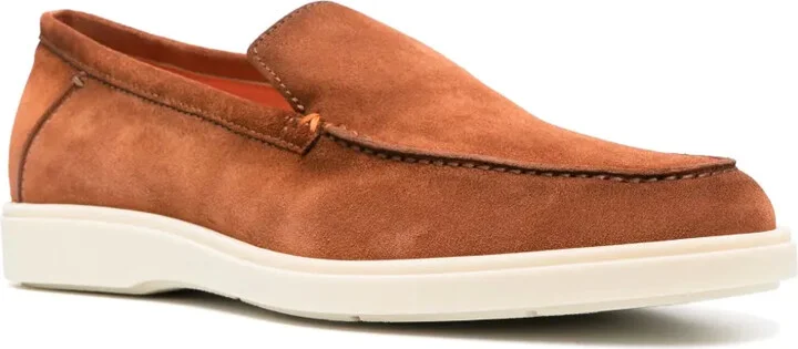 Almond-Toe Suede Loafers - Image 2