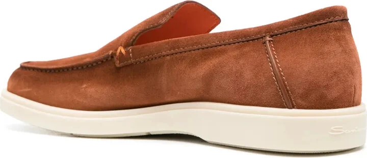 Almond-Toe Suede Loafers - Image 3