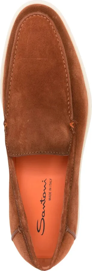 Almond-Toe Suede Loafers - Image 4