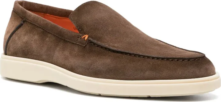 Almond-Toe Suede Loafers - Image 2