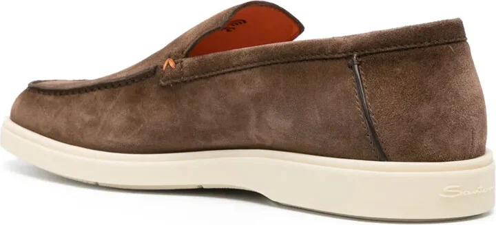 Almond-Toe Suede Loafers - Image 3