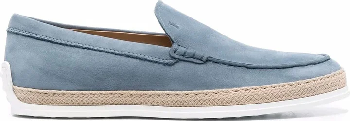 Almond-Toe Suede Loafers