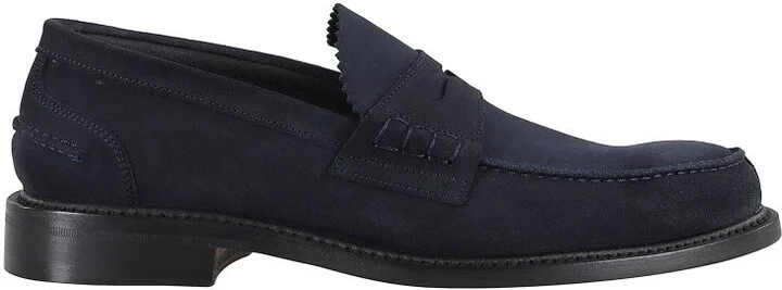 Almond-Toe Suede Moccasins