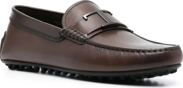 almond-toe T-buckle loafers - Image 2