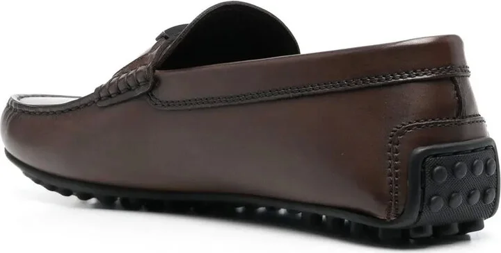 almond-toe T-buckle loafers - Image 3