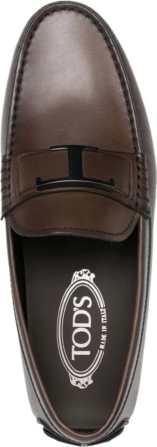 almond-toe T-buckle loafers - Image 4