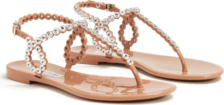 Almost Bare crystal-embellished sandals - Image 2