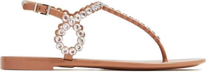 Almost Bare crystal-embellished sandals