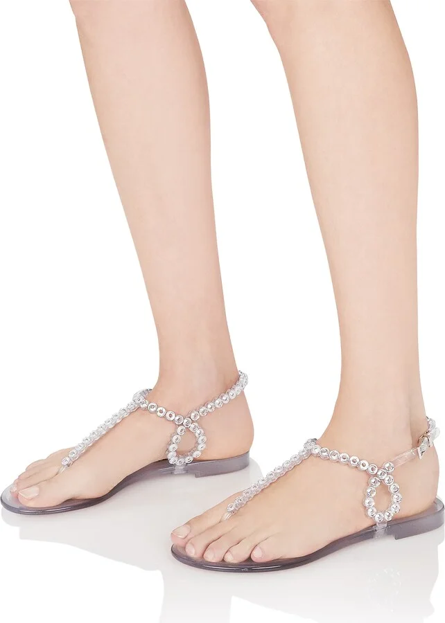 Almost Bare Crystal Jelly Sandal - Image 2