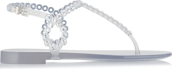 Almost Bare Crystal Jelly Sandal - Image 3