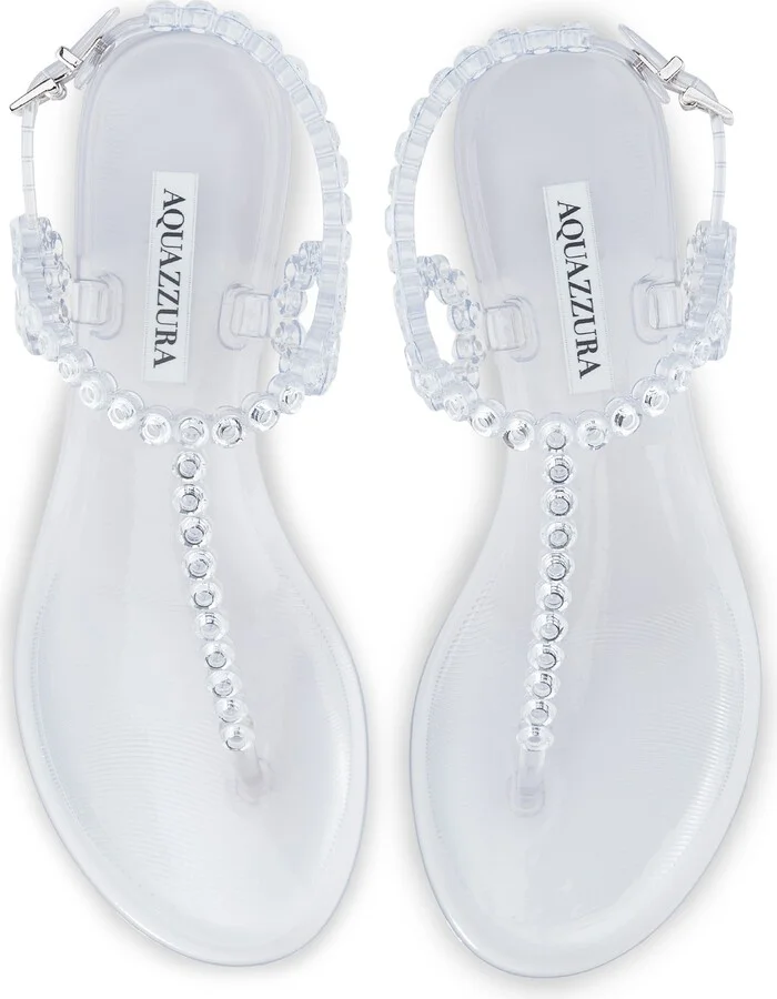 Almost Bare Crystal Jelly Sandal - Image 5