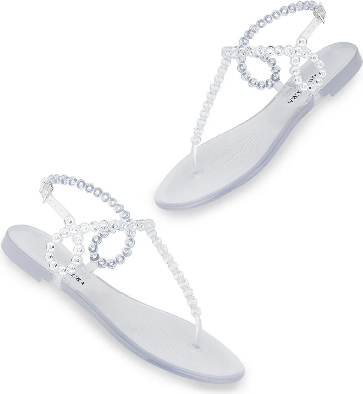 Almost Bare Crystal Jelly Sandal - Image 6