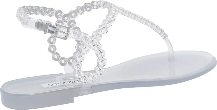 Almost Bare Crystal Jelly Sandals - Image 2