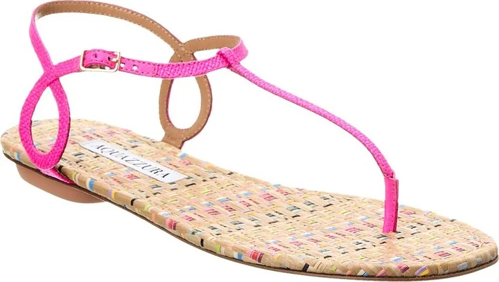 Almost Bare Raffia Sandal