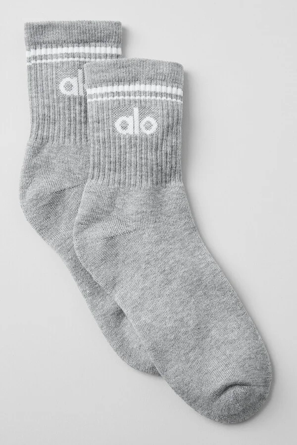 Athletic Heather Grey/White