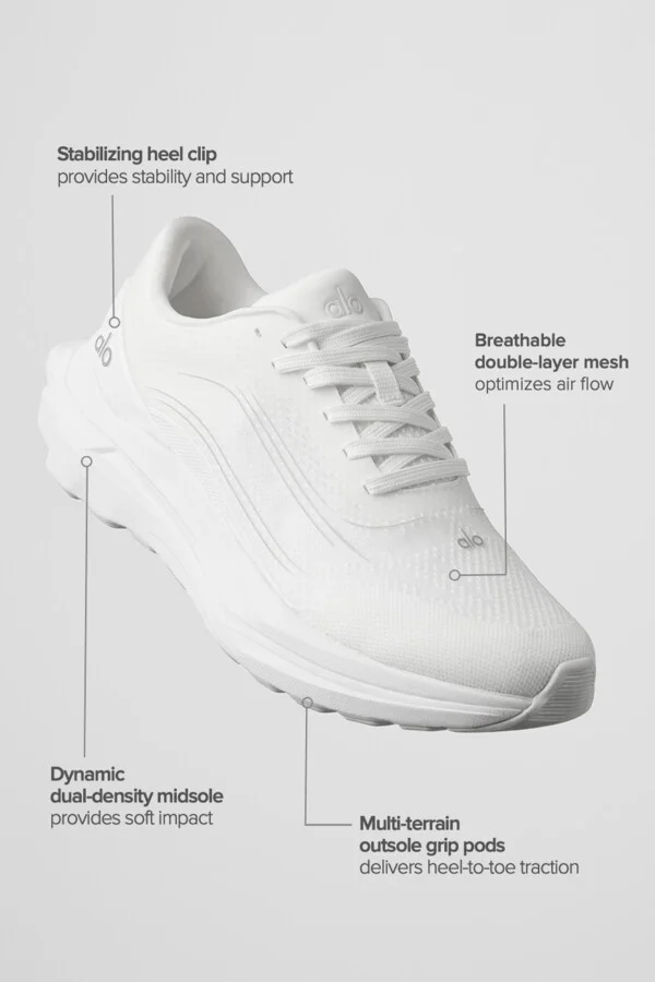 ALO Runner in White Shoes, Size: 10M in 11.5W - Image 2