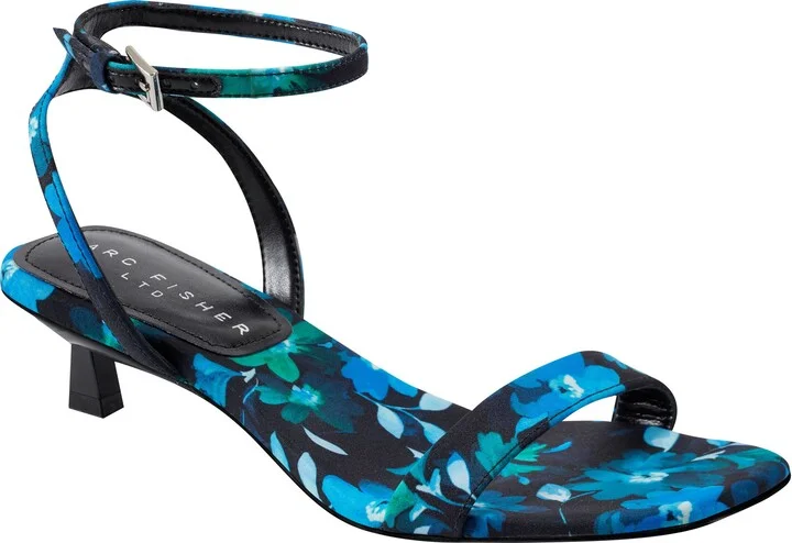 Alona Ankle Strap Kitten Heel Sandal