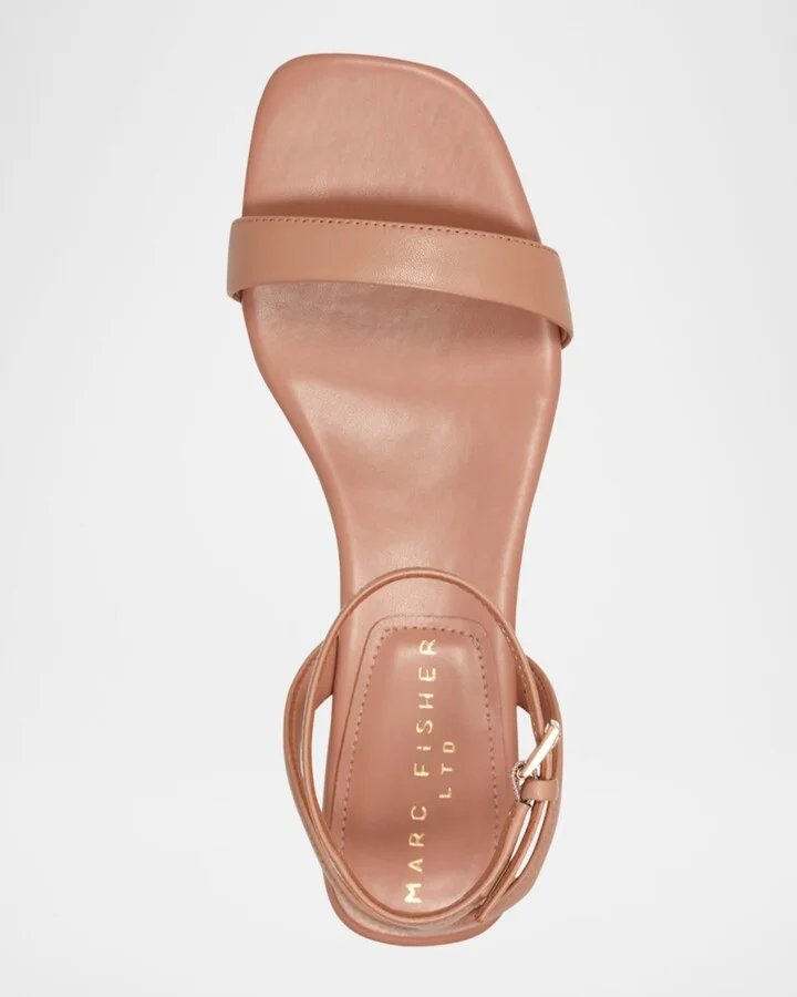 Alona Leather Kitten Ankle-Strap Sandals - Image 2