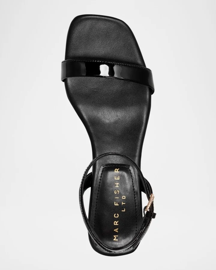 Alona Leather Kitten Ankle-Strap Sandals - Image 9
