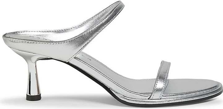 Alonde 60MM Leather Double-Strap Heeled Sandals