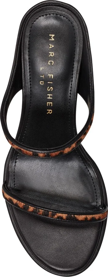Alondely Genuine Calf Hair Kitten Heel Slide Sandal - Image 3