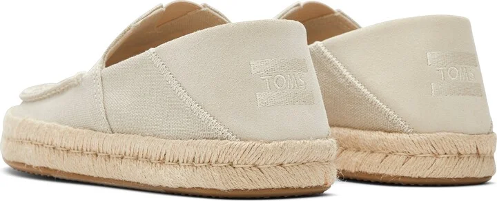 Alonso Cream Heritage Canvas Rope Loafer Slip On - Image 5