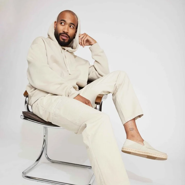 Alonso Cream Heritage Canvas Rope Loafer Slip On