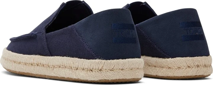 Alonso Navy Heritage Canvas Rope Loafer Slip On - Image 5