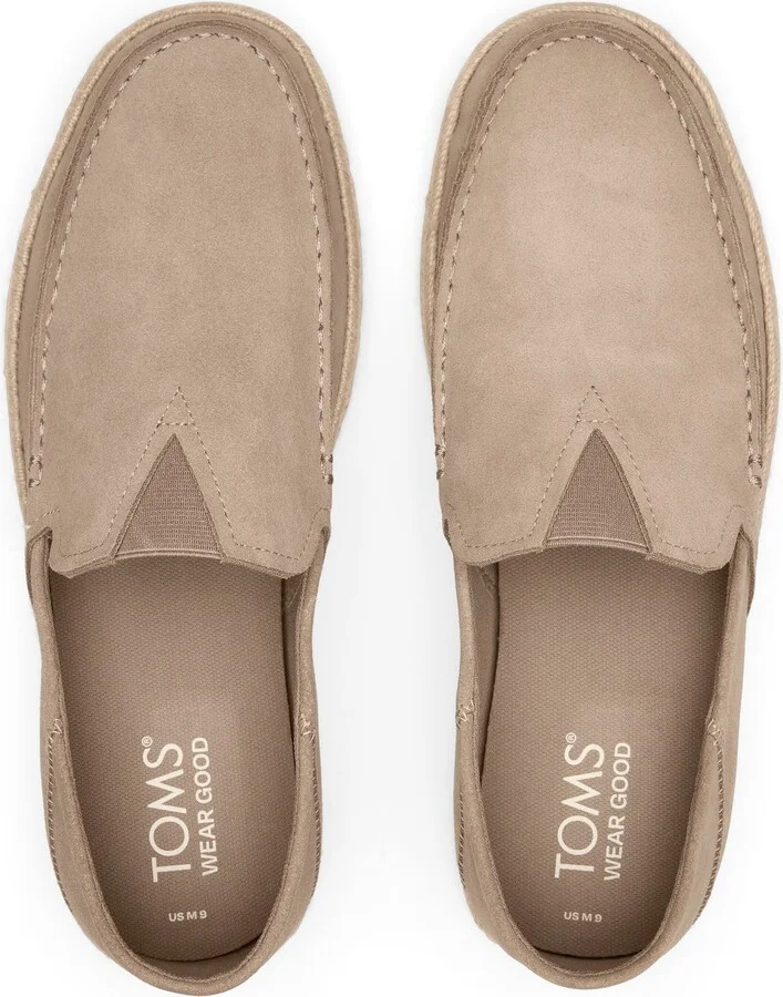 Alonso Taupe Suede Rope Loafer Slip On - Image 4