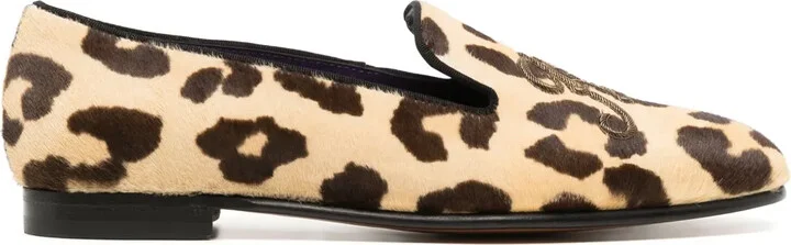 Alonzo leopard-print loafers