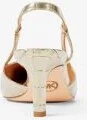 Alora Metallic Crocodile Embossed Leather Slingback Pump - Image 6