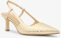 Alora Metallic Snake Embossed Leather Slingback Pump - Image 2