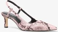 Alora Snake Embossed Leather Slingback Pump - Image 2