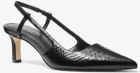 Alora Snake Embossed Leather Slingback Pump - Image 2