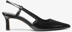 Alora Snake Embossed Leather Slingback Pump - Image 3