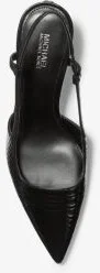 Alora Snake Embossed Leather Slingback Pump - Image 4