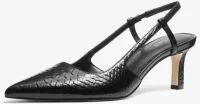 Alora Snake Embossed Leather Slingback Pump - Image 5
