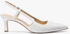Alora Snake Embossed Leather Slingback Pump - Image 7