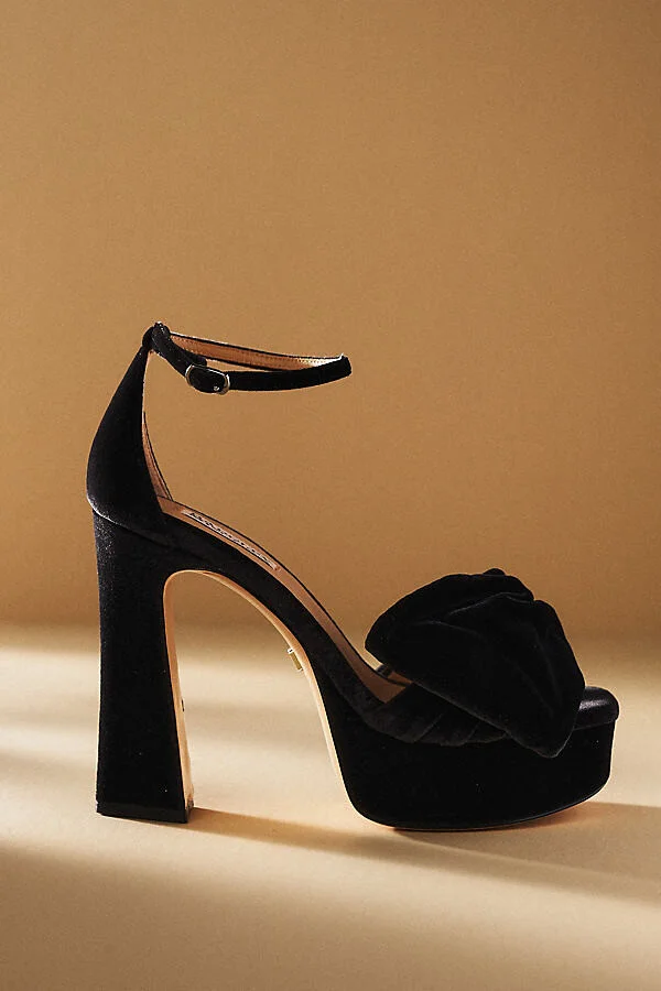 Alora Velvet Platform Heels
