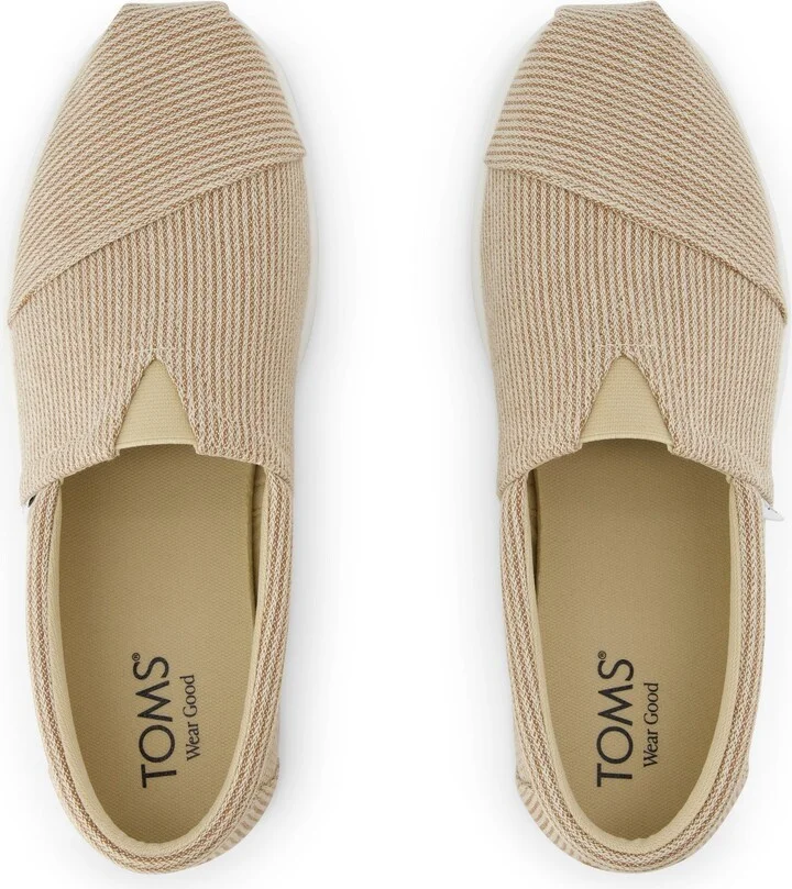 Alp FWD Almond Subtle Stripe Slip On - Image 4